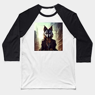 Aardwolf in the City Baseball T-Shirt